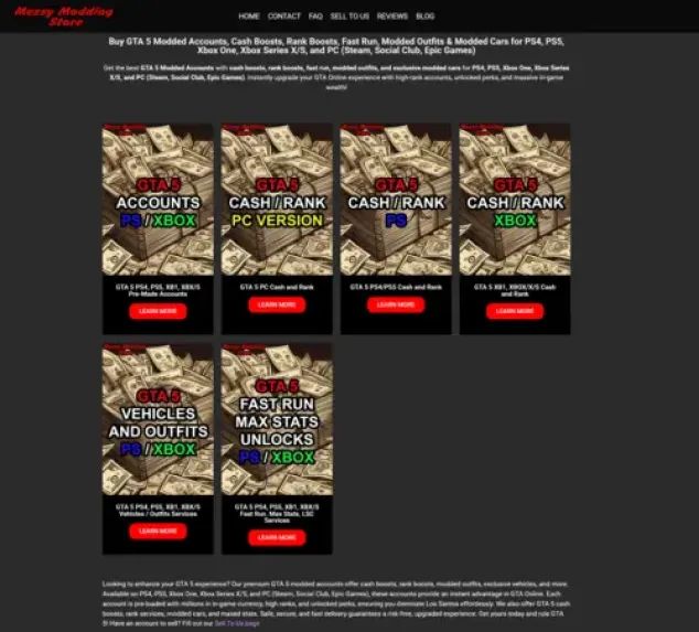 gta 5 accounts
