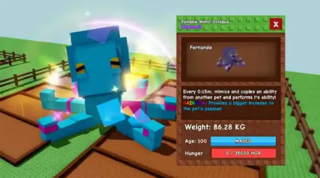 Huge Rainbow Mimic Octopus