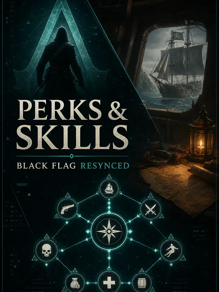 Assassin's Creed Black Flag Resynced - Top Perks & Passive Skills Unlock (PC/PS5/Xbox)
