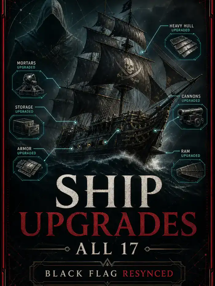 Assassin's Creed Black Flag Resynced - All 17 Ship Upgrades (PC/PS5/Xbox) — MessyModdingStore