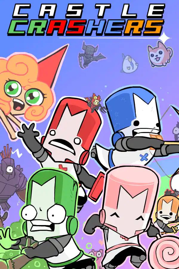 Castle Crashers Remastered (PS4/PS5) — Modded Save · All Characters Level 99, All Weapons & Animal Orbs — MessyModdingStore