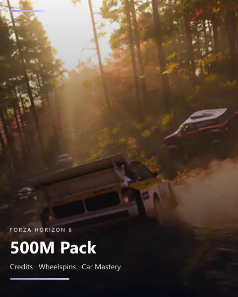 Forza Horizon 6 — 500M Credits, Wheelspins & Car Mastery (Series X|S / Steam / PC)