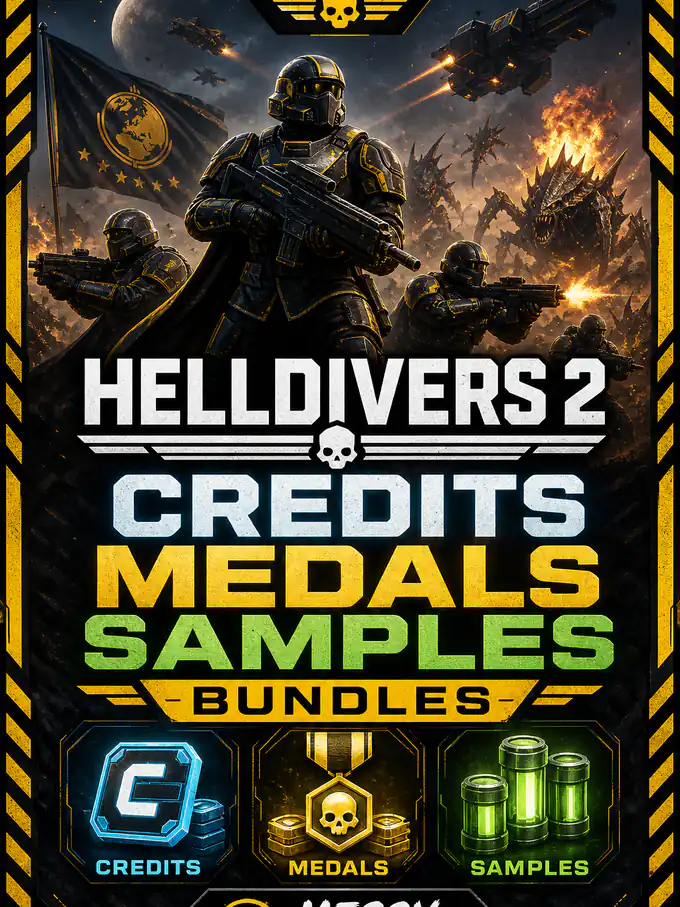 Helldivers 2: Super Credits, Medals, Samples Bundles