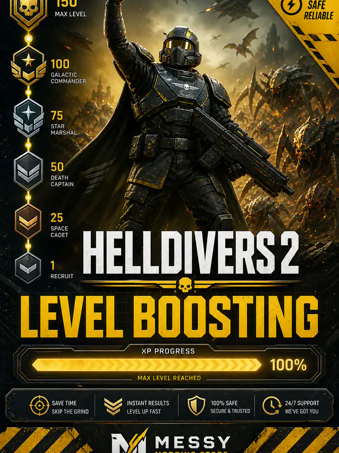 Helldivers 2: Level Boosting