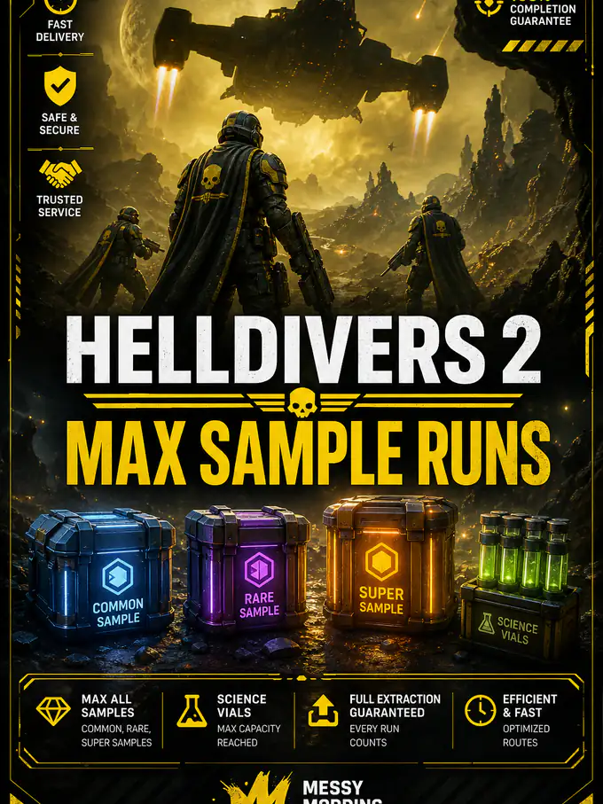 Helldivers 2: Max Sample Runs