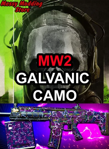 Warzone 2 / Modern Warfare II: Galvanic Camo – Raid Episode 3 Veteran Animated Camo — MessyModdingStore