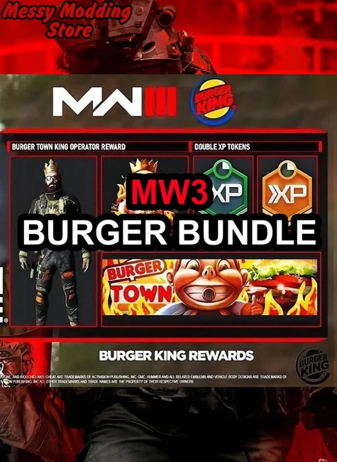 Modern Warfare III: Burger King Bundle — MessyModdingStore
