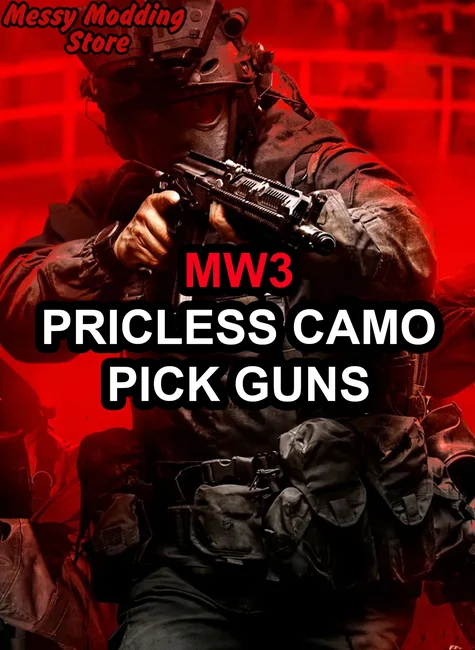 Modern Warfare III: Priceless Camo Unlocked Pick Guns — MessyModdingStore