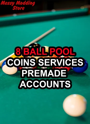 (IOS/Android/Miniclip/Facebook) 8 Ball Pool Coins Services & Pre-Made Accounts — MessyModdingStore