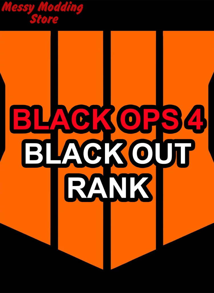 Black Ops 4 Blackout: Rank Only — MessyModdingStore
