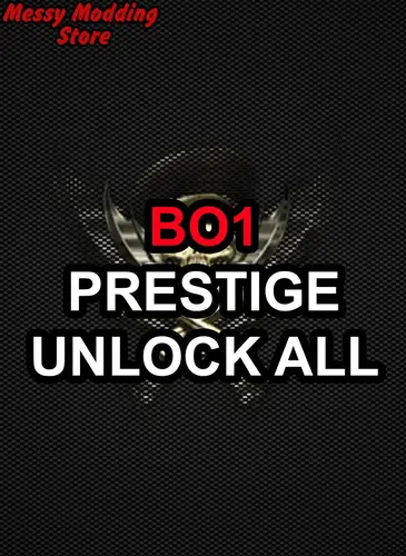 Black Ops 1 – Full Package — Max Prestige, God Mode, Unlock All, All Perks Pro & More — MessyModdingStore