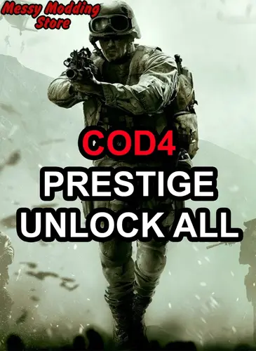 COD4 – 10th Prestige + Unlock All — MessyModdingStore