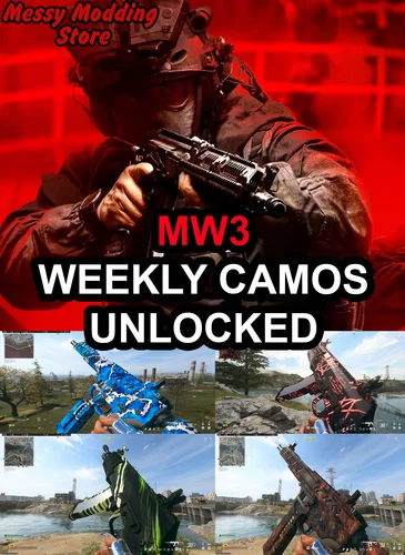 Modern Warfare III: All Seasonal Challenge Camos Unlocked (All Seasonal Challenges Complete) — MessyModdingStore