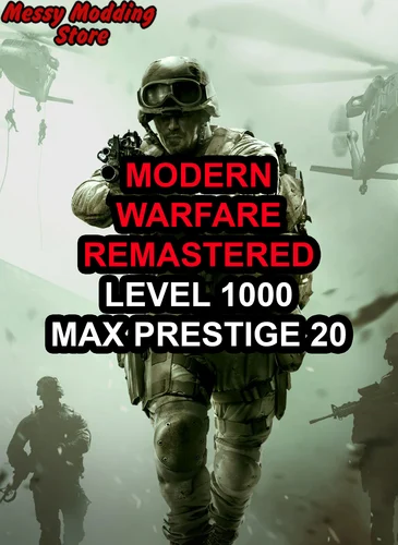 Modern Warfare Remastered: Rank 1000 Max Prestige Package — MessyModdingStore