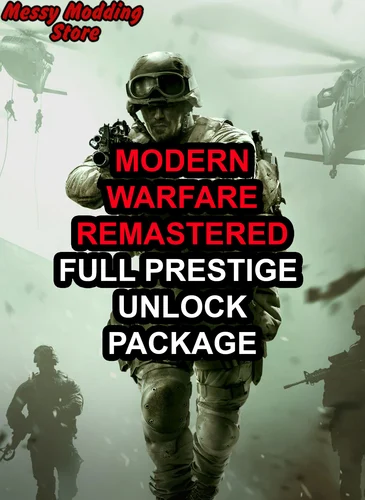 Modern Warfare Remastered: Max Prestige 1000, Unlock All, Colored Class Names — MessyModdingStore