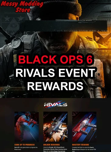 Call of Duty Black Ops 6 (BO6): Rivals Limited Event Rewards Unlock — MessyModdingStore