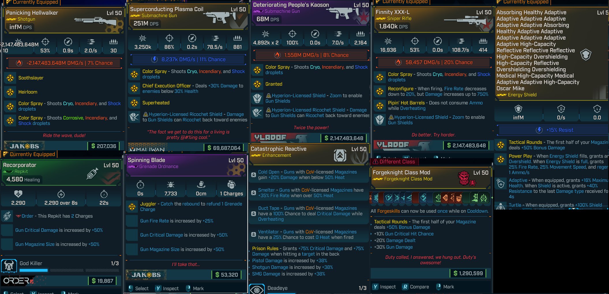 Borderlands 4 – Moddified/Modded AMON Build-Immortal(999 Billion HP)+Oneshot (999 Bil DMG)Forgeknig — MessyModdingStore