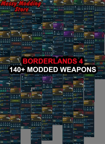 Borderlands 4 – Modded Items (140+) — MessyModdingStore