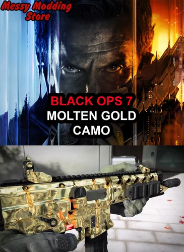 Call of Duty Black Ops 7 (BO7): Molten Gold Camo Unlock — MessyModdingStore