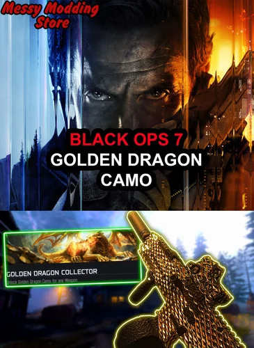 Call of Duty Black Ops 7 (BO7): Golden Dragon Camo Unlock — MessyModdingStore