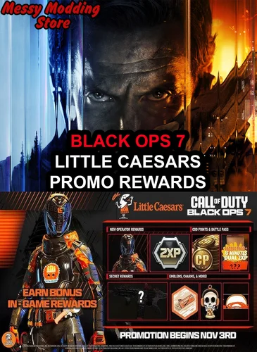 Call of Duty Black Ops 7 (BO7): Little Caesars Promotion Code (ONE code per purchase) — MessyModdingStore