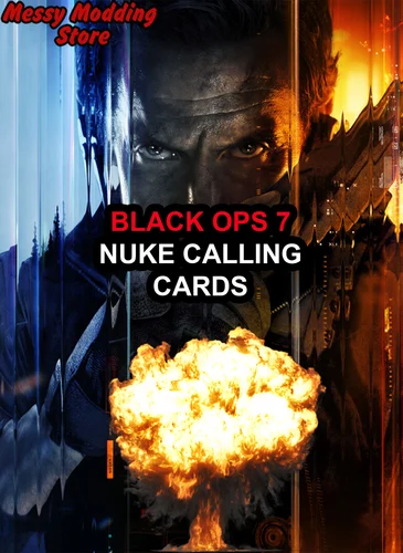 Call of Duty Black Ops 7 (BO7): Nuke Calling Cards — MessyModdingStore