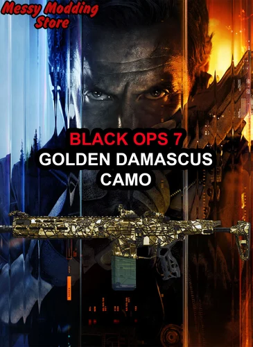Call of Duty Black Ops 7 (BO7): Golden Damascus Camo Unlock — MessyModdingStore