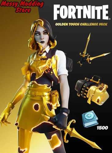 Fortnite – Golden Touch Challenge Pack + 1500 V-Bucks Challenge XBOX LIVE Key USA