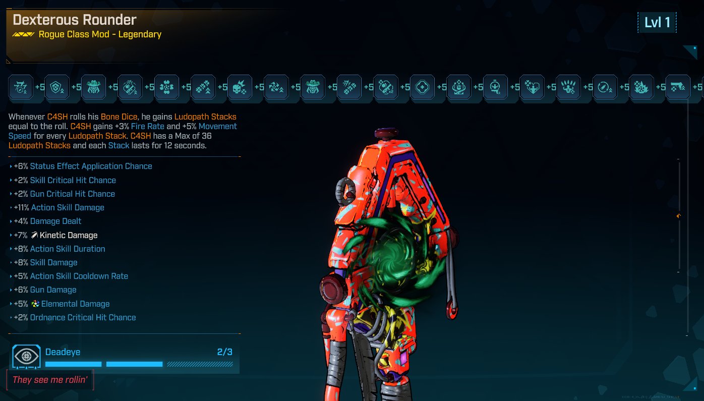 Borderlands 4 – BEST C4SH CLASSMODE – HAS EVERY SINGLE SKILL – MODDDED – CAN USE AT LVL 1 — MessyModdingStore