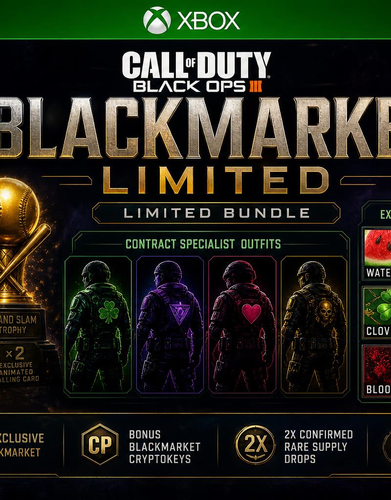 Buy BO3 Blackmarket Limited Bundle (Xbox One/Xbox Series X/S)