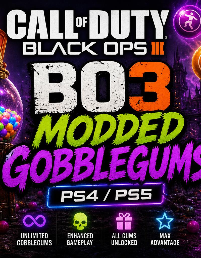 Buy BO3 Modded Gobblegum Packs (PS4/PS5 ONLY)
