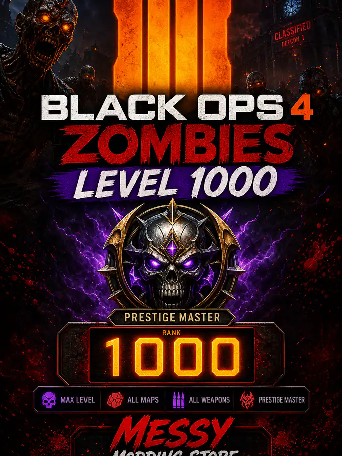 Black Ops 4 Zombies: Level 1000 (PS4/PS5)