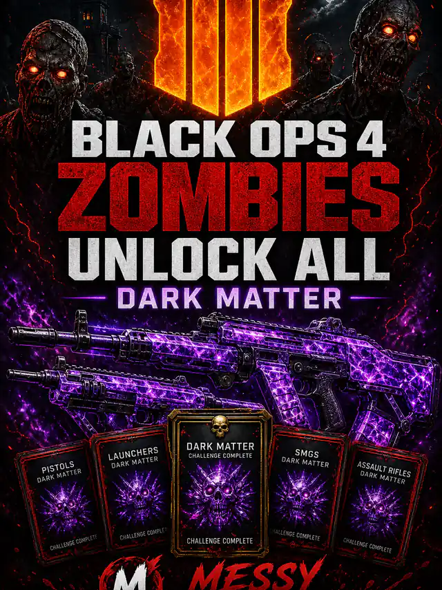 Black Ops 4 Zombies: Unlock All (Dark Matter, Unlock All) (PS4/PS5)