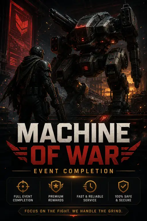 BO7 Machine of War Event Completion boost — full event rewards unlocked on your account