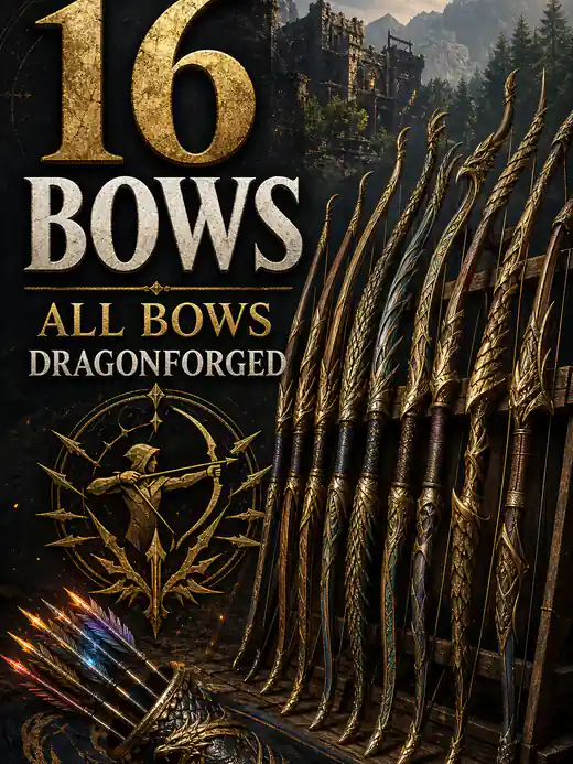 Dragon's Dogma 2 — All Bows · Dragonforged (16 Pieces) (PC/PS5/Steam)