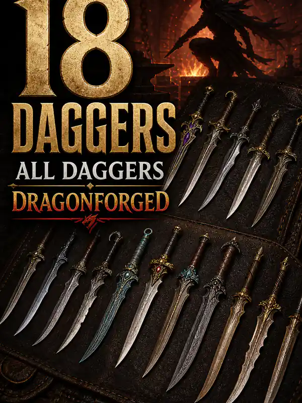 Dragon's Dogma 2 — All Daggers · Dragonforged (18 Pieces) (PC/PS5/Steam)