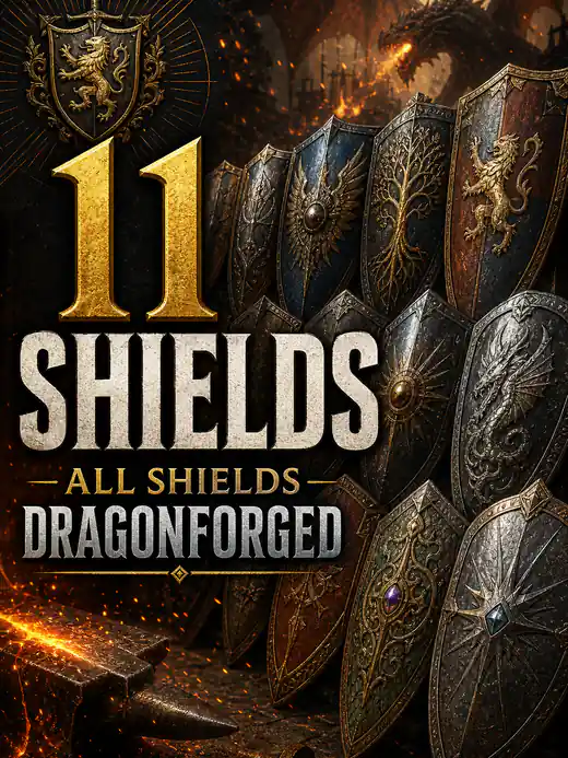 Dragon's Dogma 2 — All Shields · Dragonforged (11 Pieces) (PC/PS5/Steam)