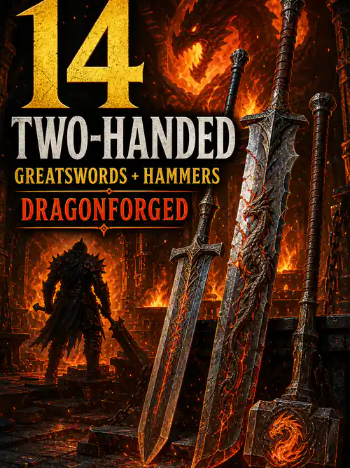 Dragon's Dogma 2 — All Two-Handed Weapons · Dragonforged (14 Pieces) (PC/PS5/Steam)