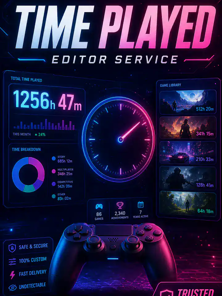Buy PlayStation Time Played Editor Service