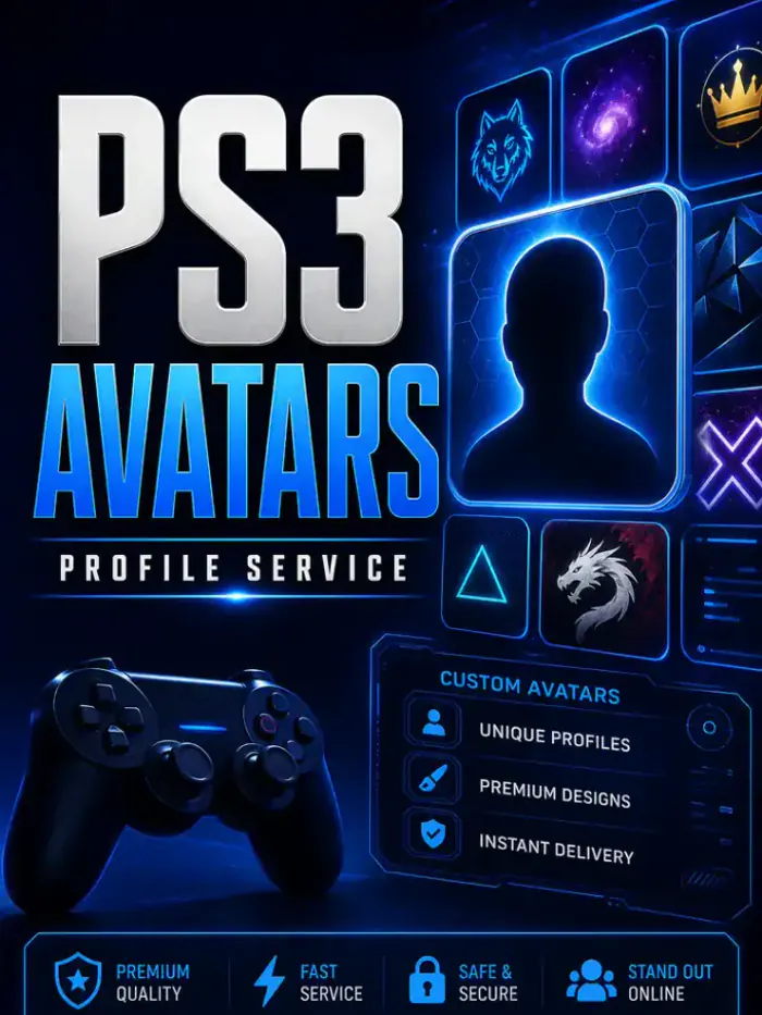 Pick Any Avatar Service (PS3 AVATARS) (Works on PS4/PS5)
