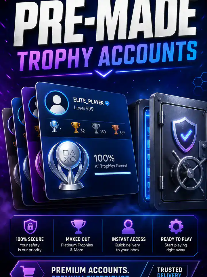 (PS3/PS4/PS5) Trophy Platinum Pre-Made Accounts