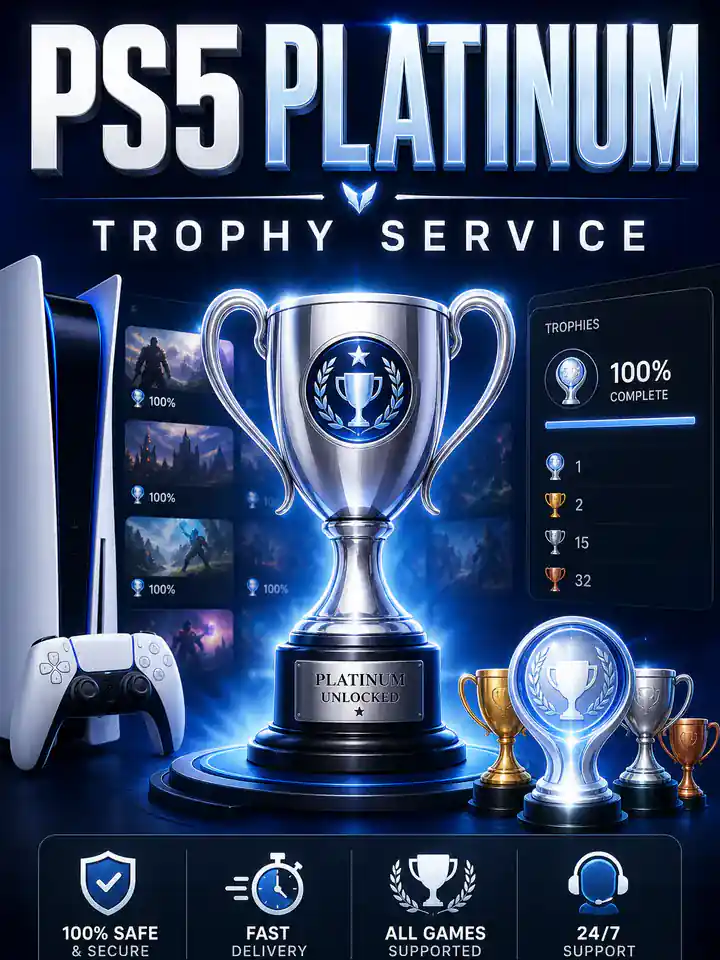 (PS5) Trophy Platinum Services (Choose a PS5 Game)