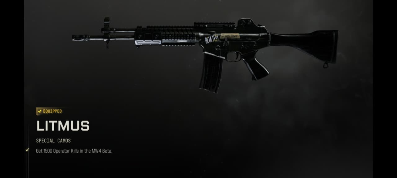 Buy Call of Duty Modern Warfare 4 (MW4): Level 30 + LITMUS Camo (1500 Kills)