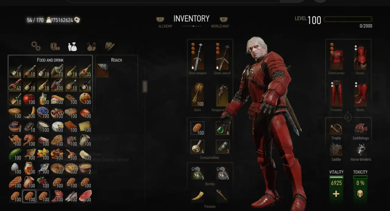 The Witcher 3 (PC/PS4/PS5) — All In-Game Unlocked NG+ Starter Save · Level 100 — The Witcher 3: Wild Hunt Boosting Services