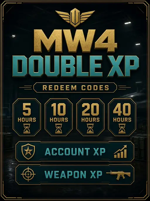 Buy Call of Duty Modern Warfare 4 (MW4): Double XP Codes