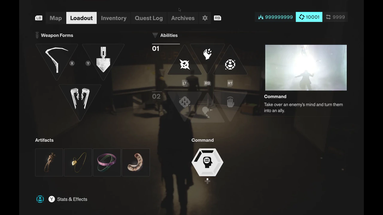CONTROL Resonant (PS5/Xbox/PC) — Starter Save · 999,999,999 Source, All 43 Artifacts, All Combat Abilities – image 4