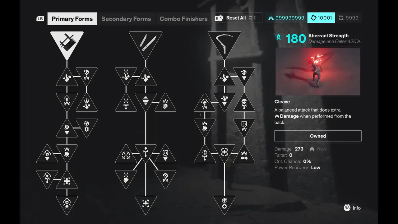 CONTROL Resonant (PS5/Xbox/PC) — Starter Save · 999,999,999 Source, All 43 Artifacts, All Combat Abilities – image 6