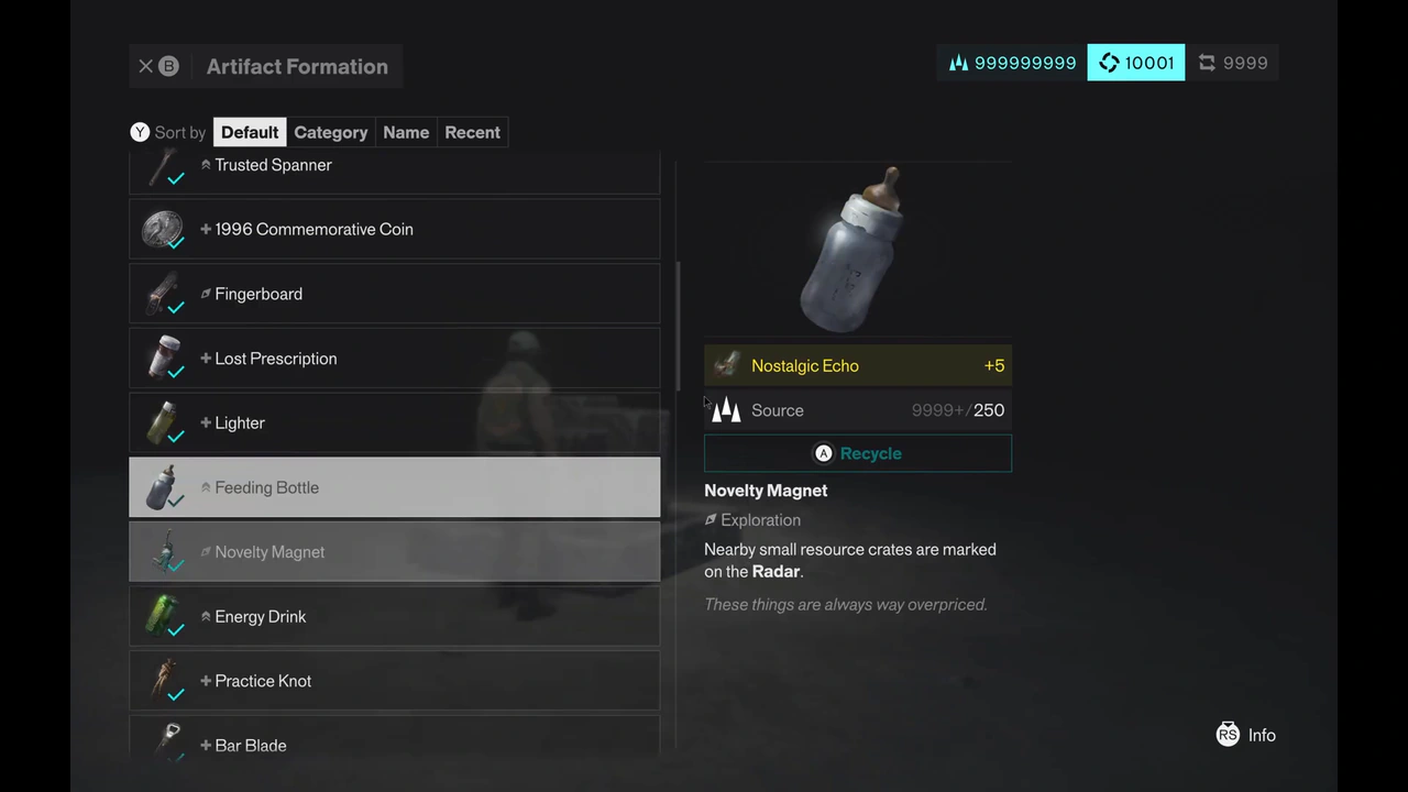 CONTROL Resonant (PS5/Xbox/PC) — Starter Save · 999,999,999 Source, All 43 Artifacts, All Combat Abilities – image 7