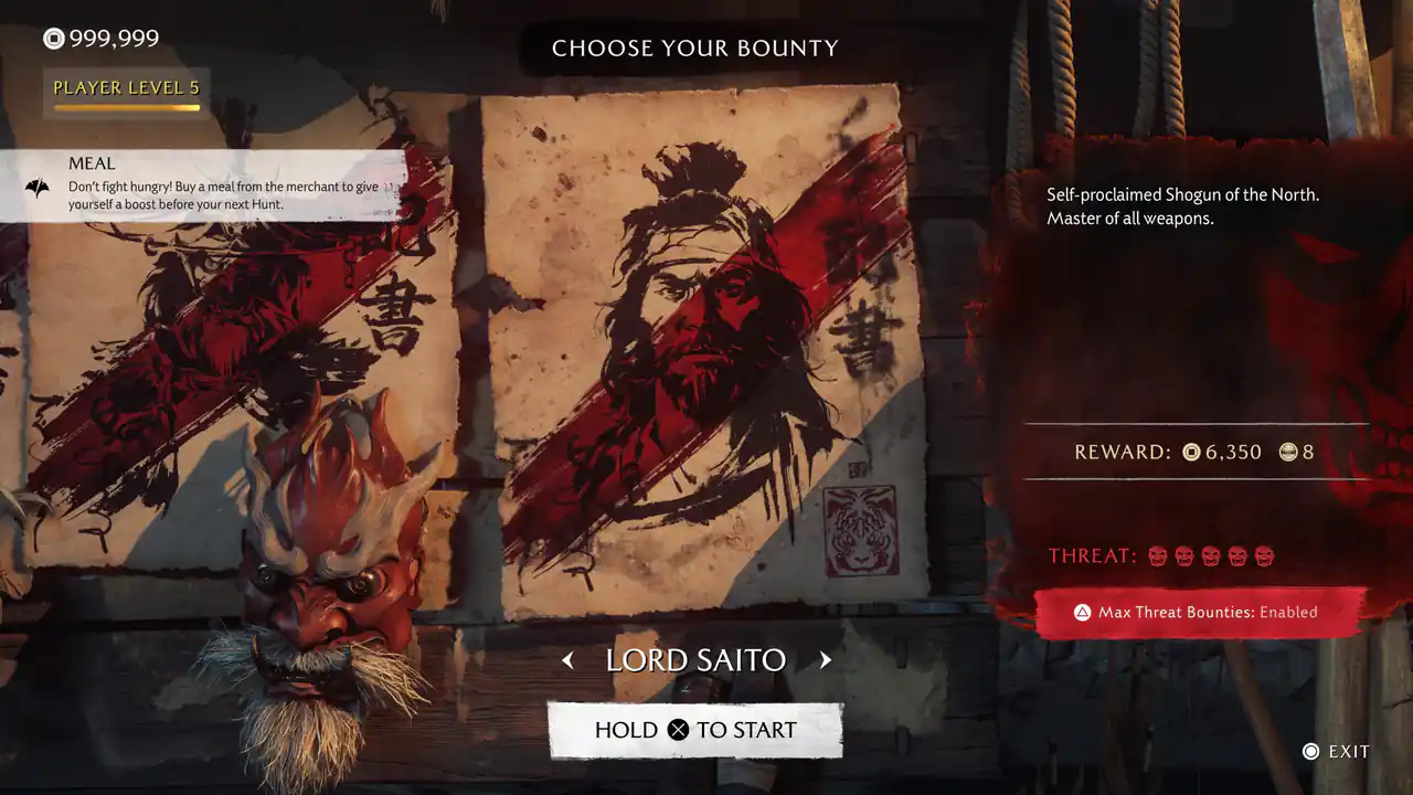 Ghost of Yotei (PS5) — Most Wanted DLC Modded Save · All Hunters, Max Level & Bounties – image 10