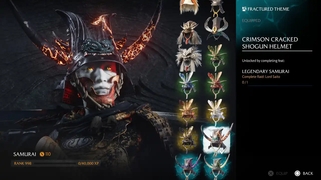Ghost of Yotei (PS5) — Legends Mode Modded Save · Rank 998, 250+ Golden Weapons – image 3